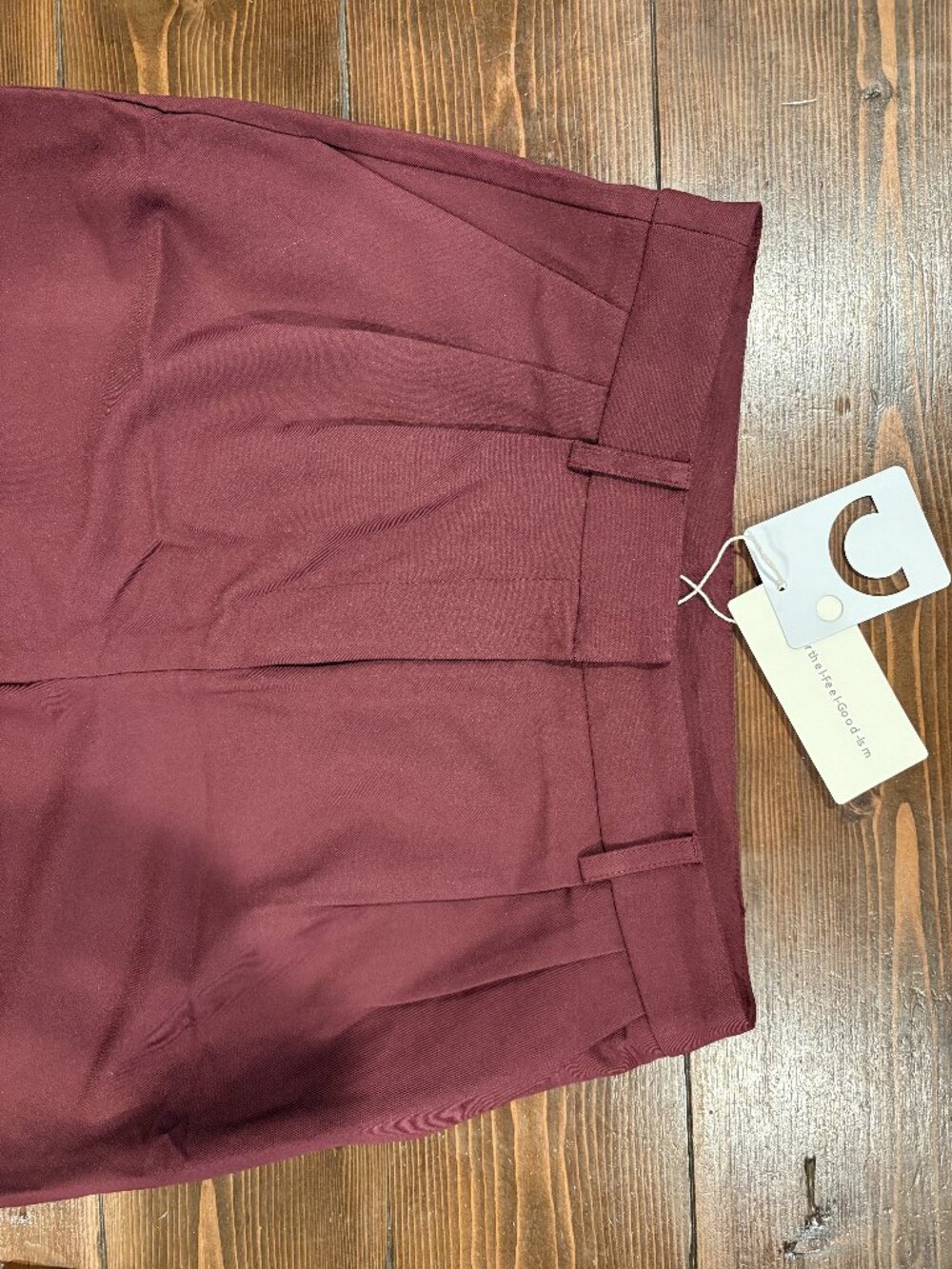 Burgundy Commense Trousers